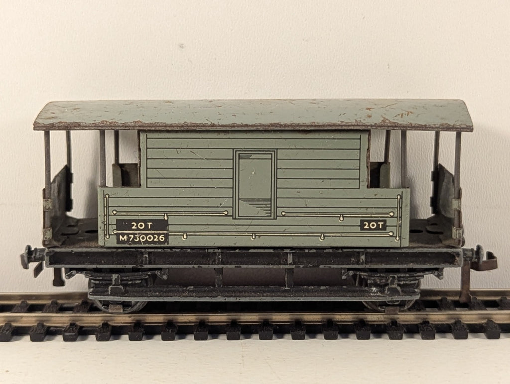 Hornby Dublo 32045 BR 20 Ton Goods Brake Van OO Gauge - Chipped Paint
