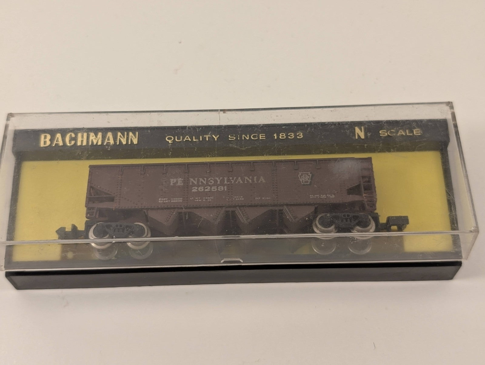 Bachmann N Scale Pennsylvania 55-Ton 2-Bay Open Hopper Car
