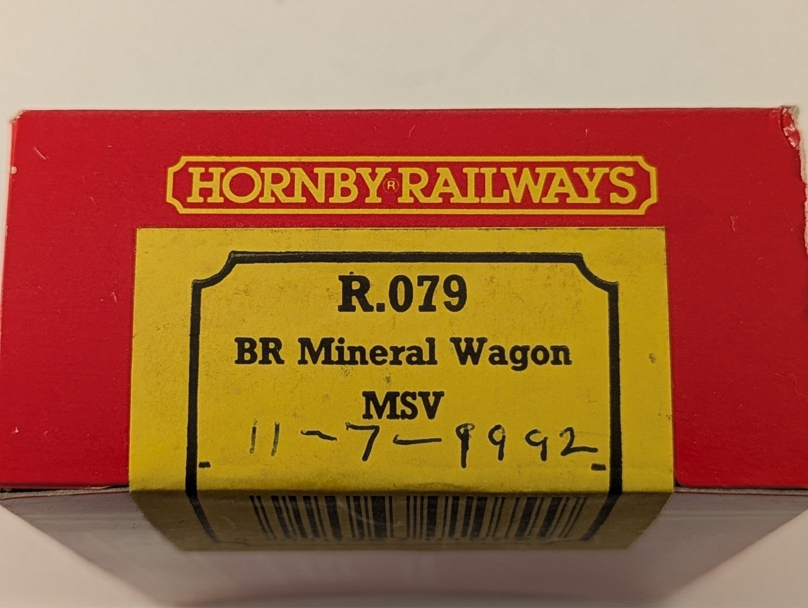 Hornby Railways R.079 OO Gauge BR Mineral Wagon MSV - Boxed