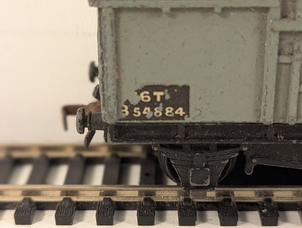 Hornby Dublo OO Gauge 16-Ton Mineral Wagon Goods Wagon B54884 BR Grey D1