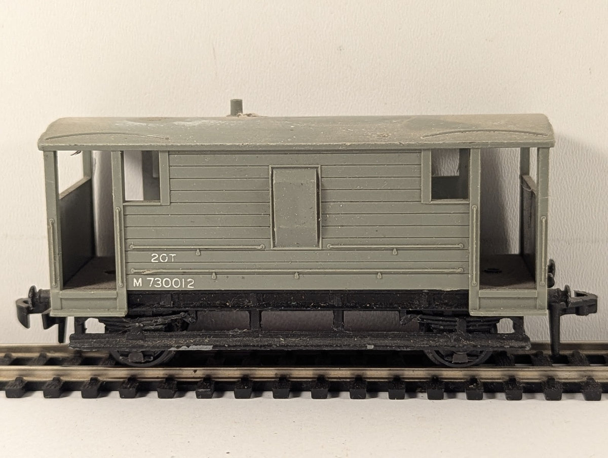 Hornby Dublo OO Gauge LMR 20-Ton Goods Brake Van Goods Wagon M730012 BR LMR Grey