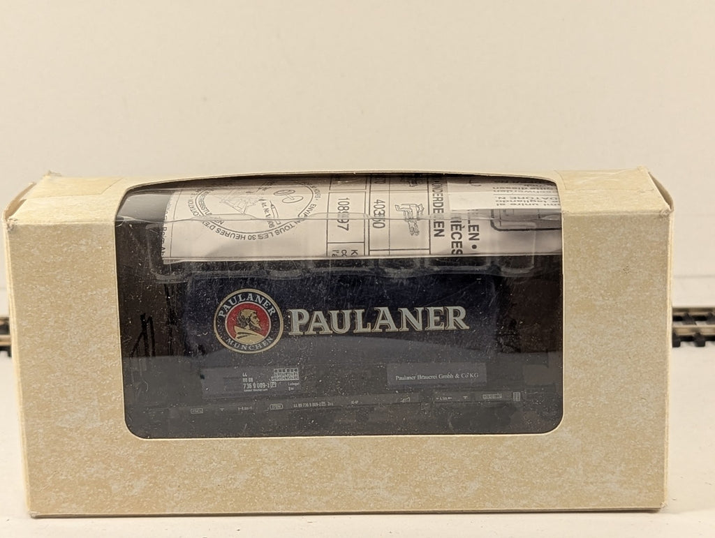 Roco HO Gauge Paulaner Beer Tank Wagon 44 80 736 9 009-2 Paulaner München Blue