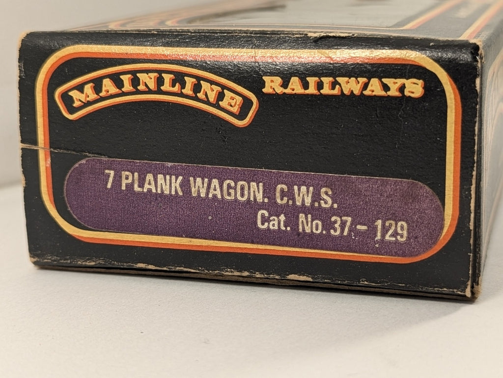 Mainline OO Gauge 7 Plank Wagon C.W.S. Goods Wagon 1941 C.W.S. Brown 37-129