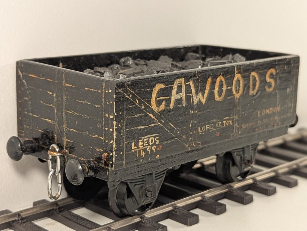Cawoods Coal Wagon O Gauge Kit-Built Leeds Model Company Repainted