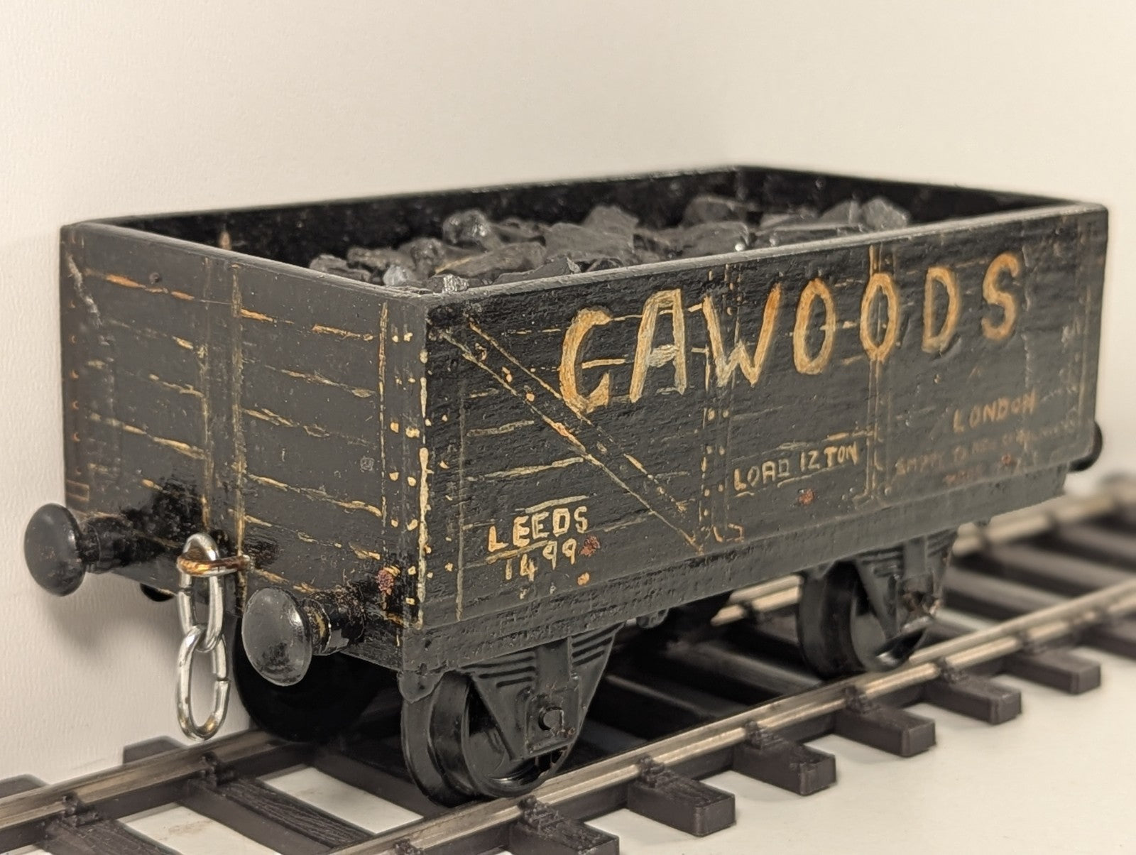 Cawoods Coal Wagon O Gauge Kit-Built Leeds Model Company Repainted