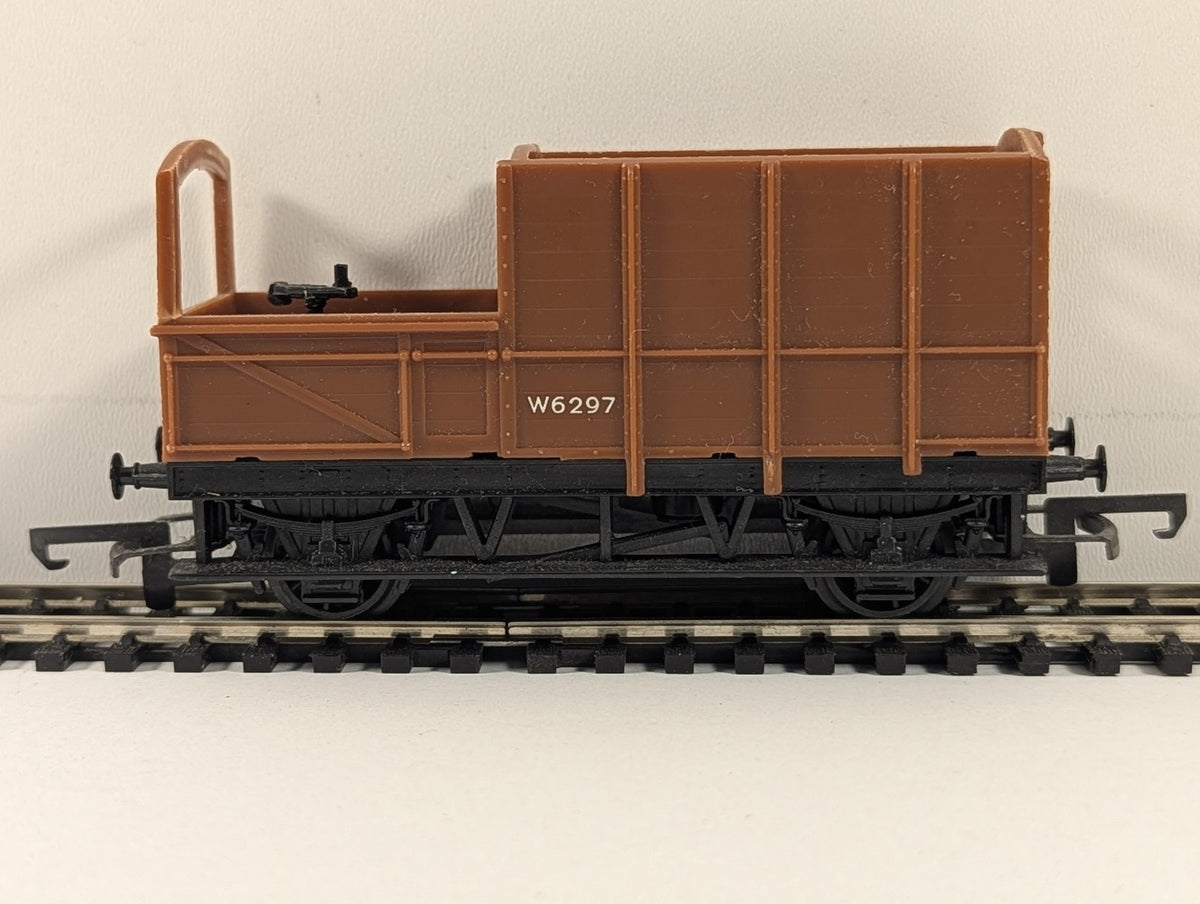 Tri-ang OO Gauge GWR Shunt Truck Goods Wagon W6297 BR Brown R17