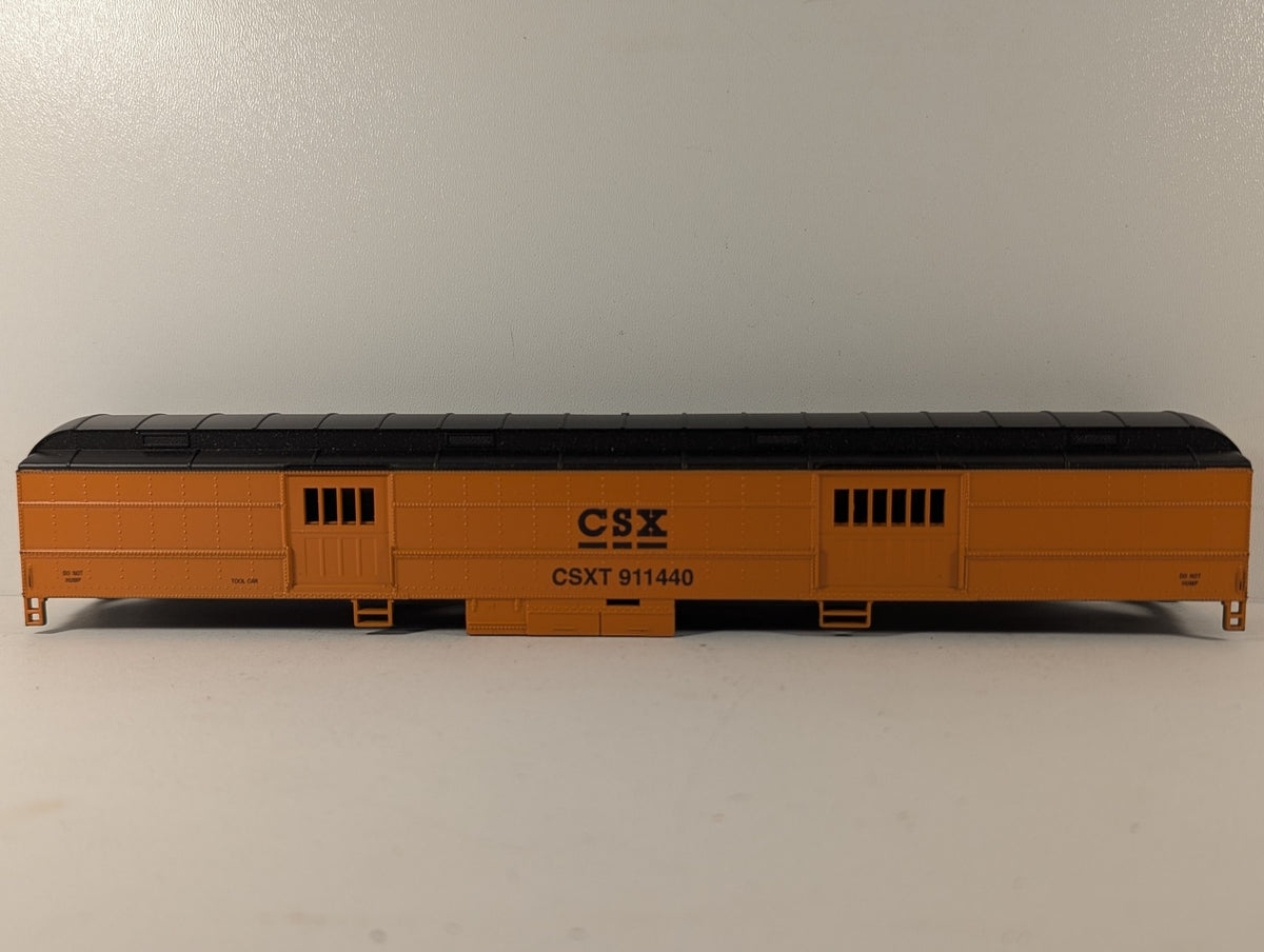 Athearn HO Gauge Work Train Baggage Car Passenger Coach CSXT 911440 CSX Orange