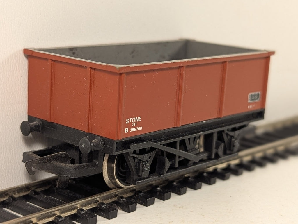 Hornby OO Gauge BR 26 Ton Mineral Wagon 'STONE' Goods Wagon B385760