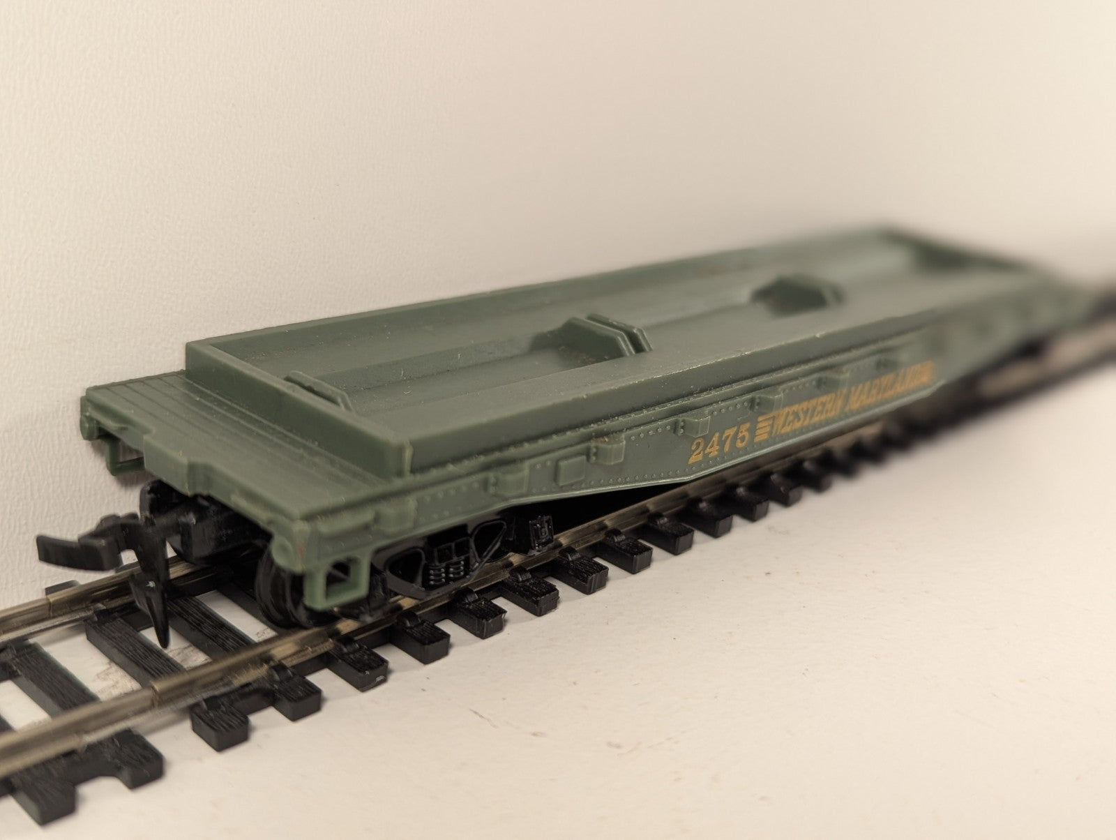 Tyco HO Gauge Western Maryland Flatbed Wagon