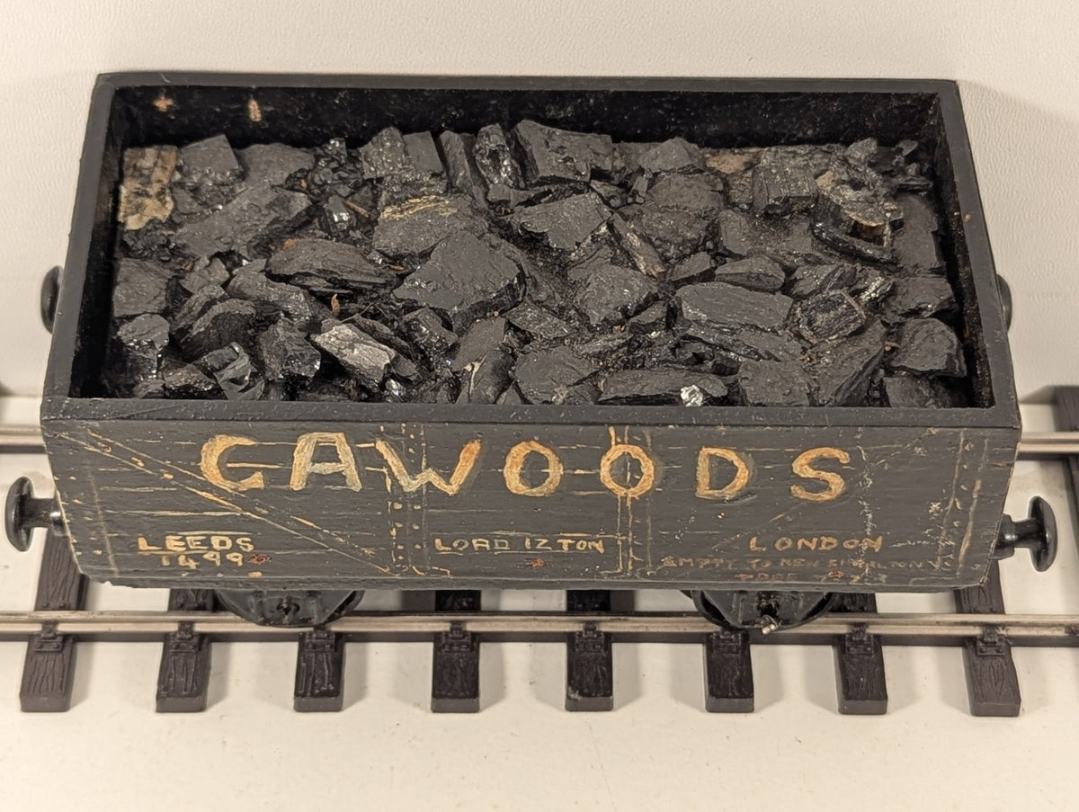 Cawoods Coal Wagon O Gauge Kit-Built Leeds Model Company Repainted