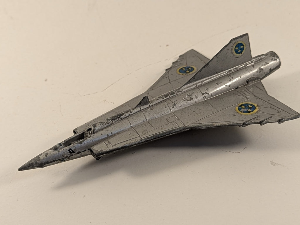Lintoy Diecast Saab 35 Draken Fighter Jet Model