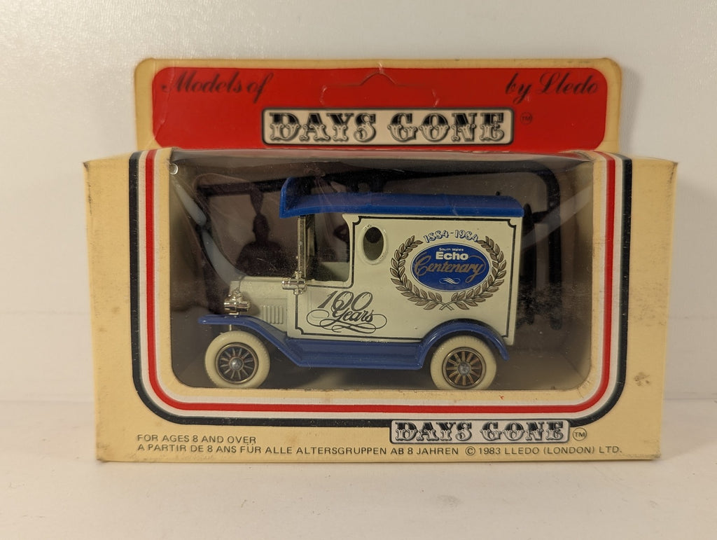 Lledo Model T Ford Van - South Wales Echo Centenary Die-cast Model Van