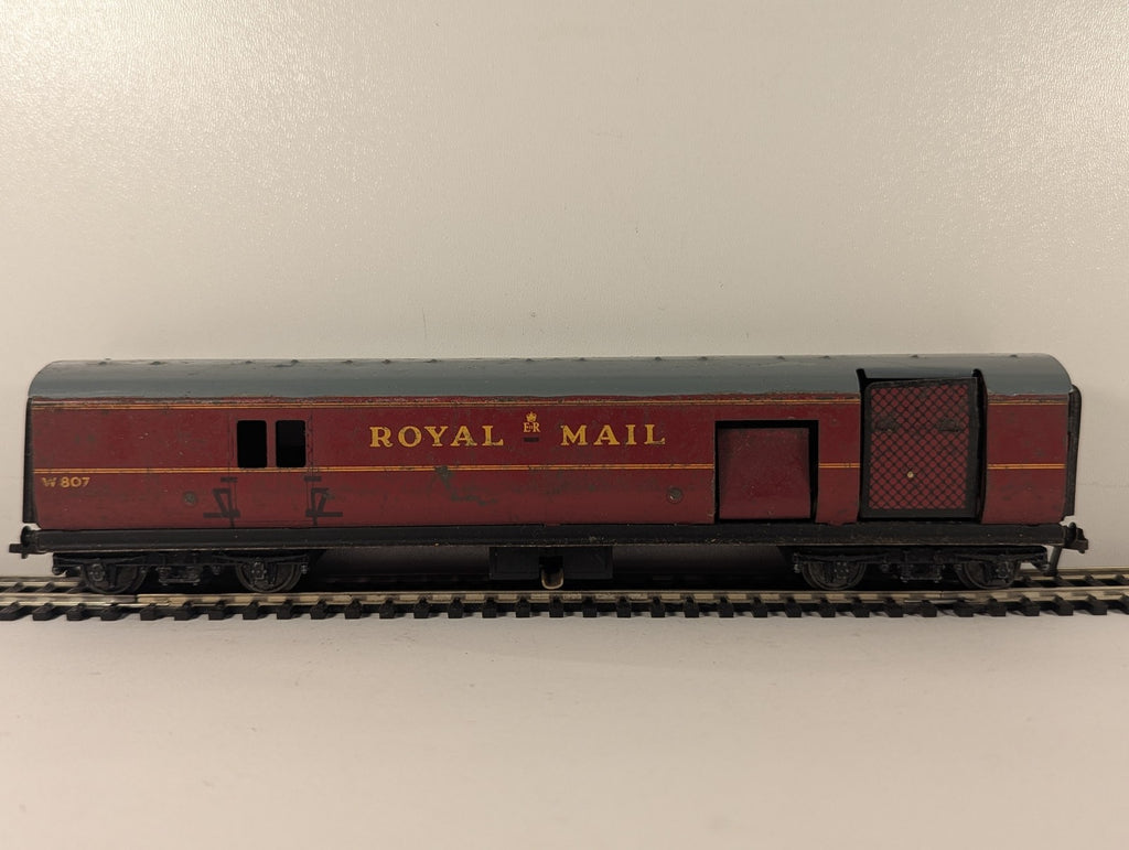 Hornby Dublo OO Gauge TPO Royal Mail Van Passenger Coach W807 BR Maroon 32098