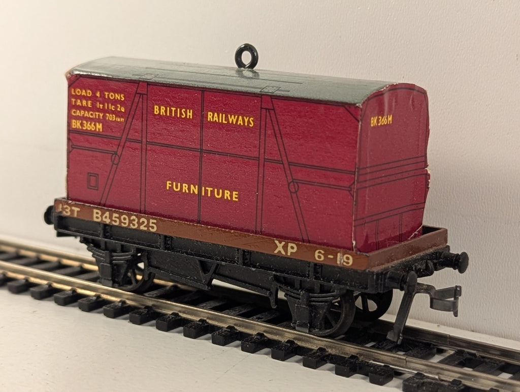 Hornby Dublo 32087 OO Gauge D1 Low-Sided Wagon with Furniture Container - Boxed