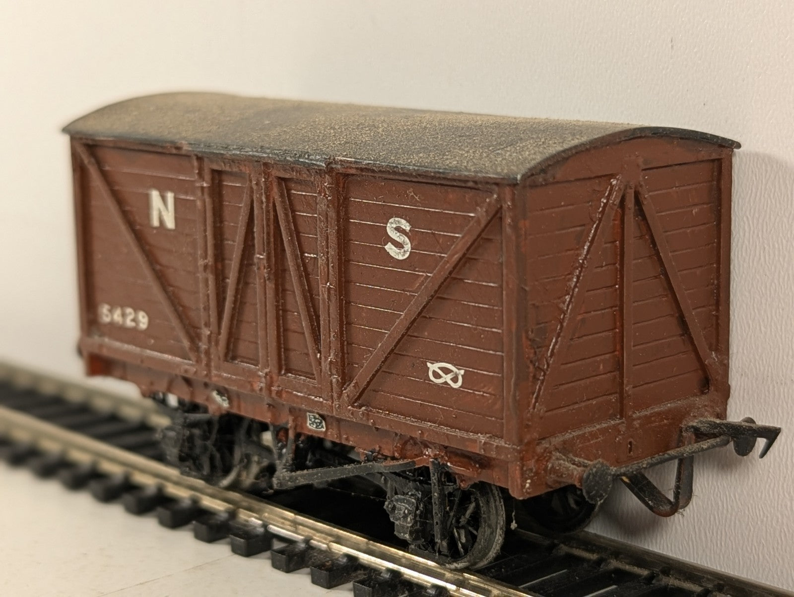 Kitbuilt North Staffordshire Railway NSR Diagram 9 10-Ton Covered Goods Van