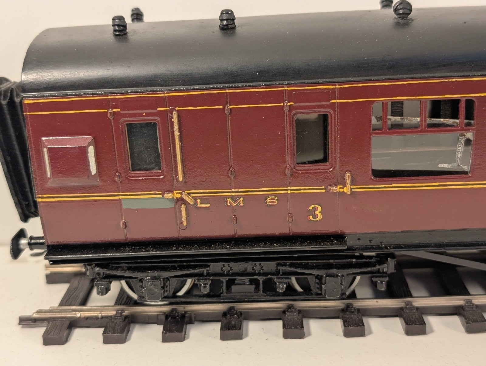 Leeds Company O Gauge Kitbuilt LMS Maroon 3rd Brake Coach 8512