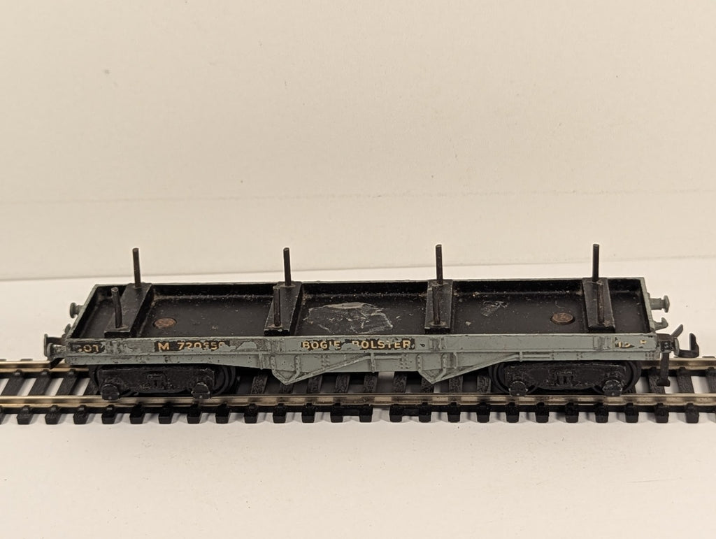 Hornby Dublo 4610 OO Gauge BR Grey Bogie Bolster Wagon M720550