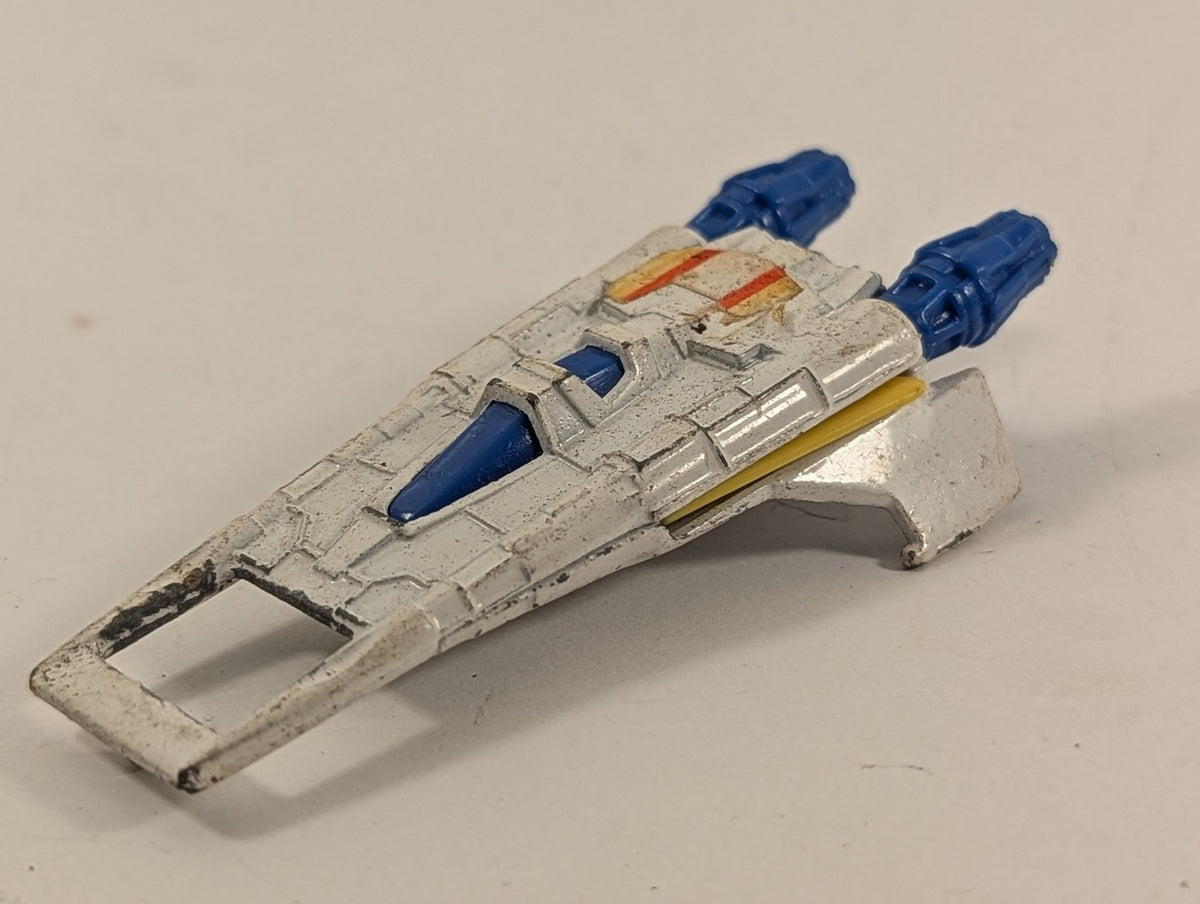 Corgi Buck Rogers Starfighter Die-cast Model White with blue and yellow details