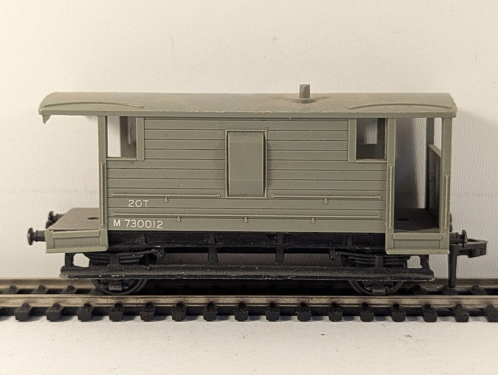 Hornby Dublo OO Gauge BR 20-Ton Goods Brake Van Goods Wagon M730012 BR Grey 4310