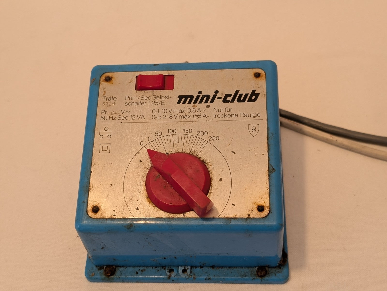 Märklin 6729 Trafo for Märklin Mini-Club Z Gauge Model Train Sets – Untested