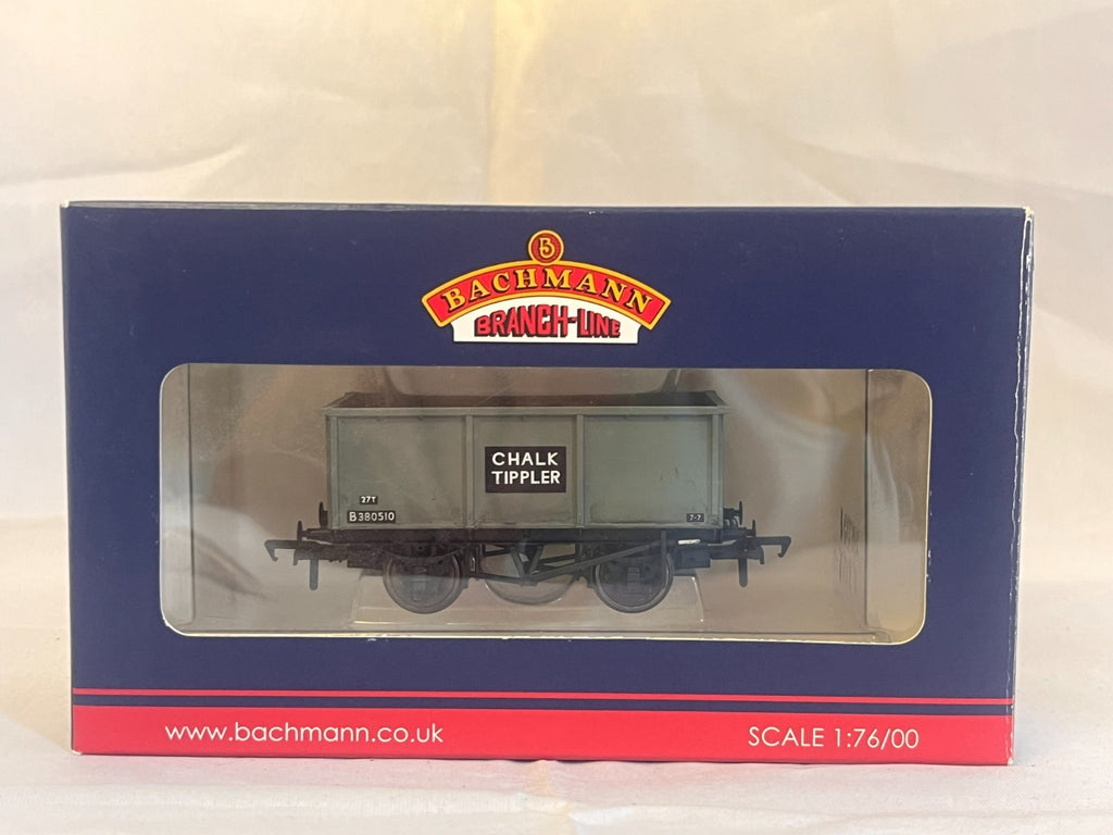 Bachmann OO Gauge 27 Ton Steel Tippler Wagon BR Grey 37-276B