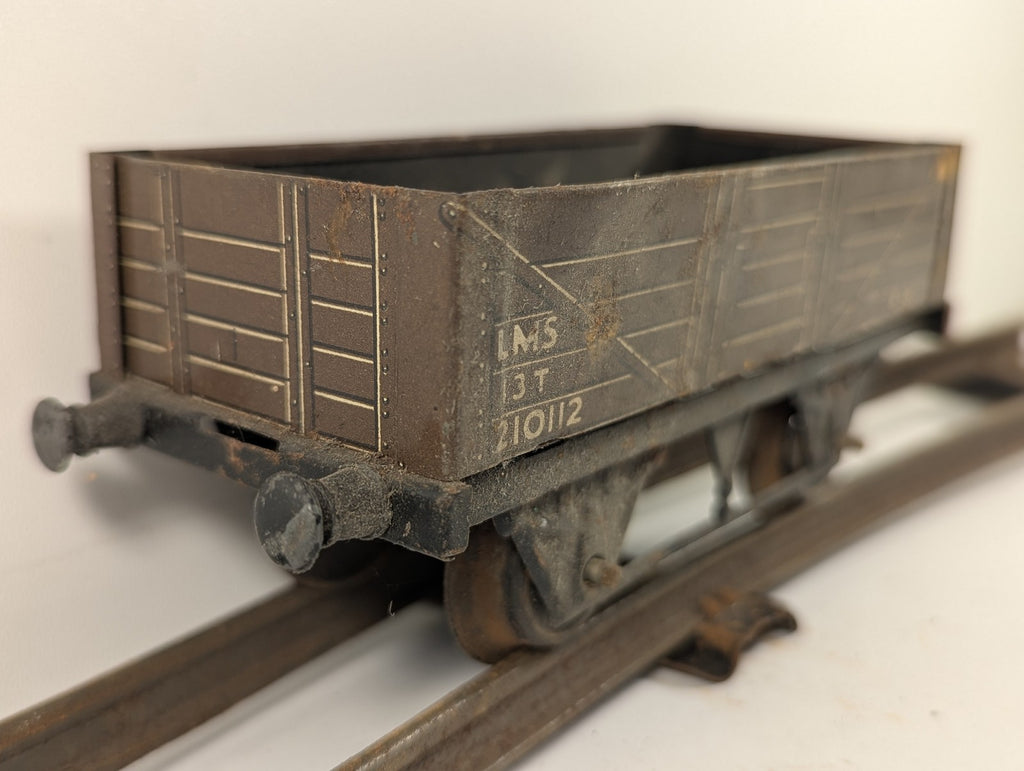 Hornby O Gauge No. 1 LMS 13T Open Wagon 210112 LMS Brown