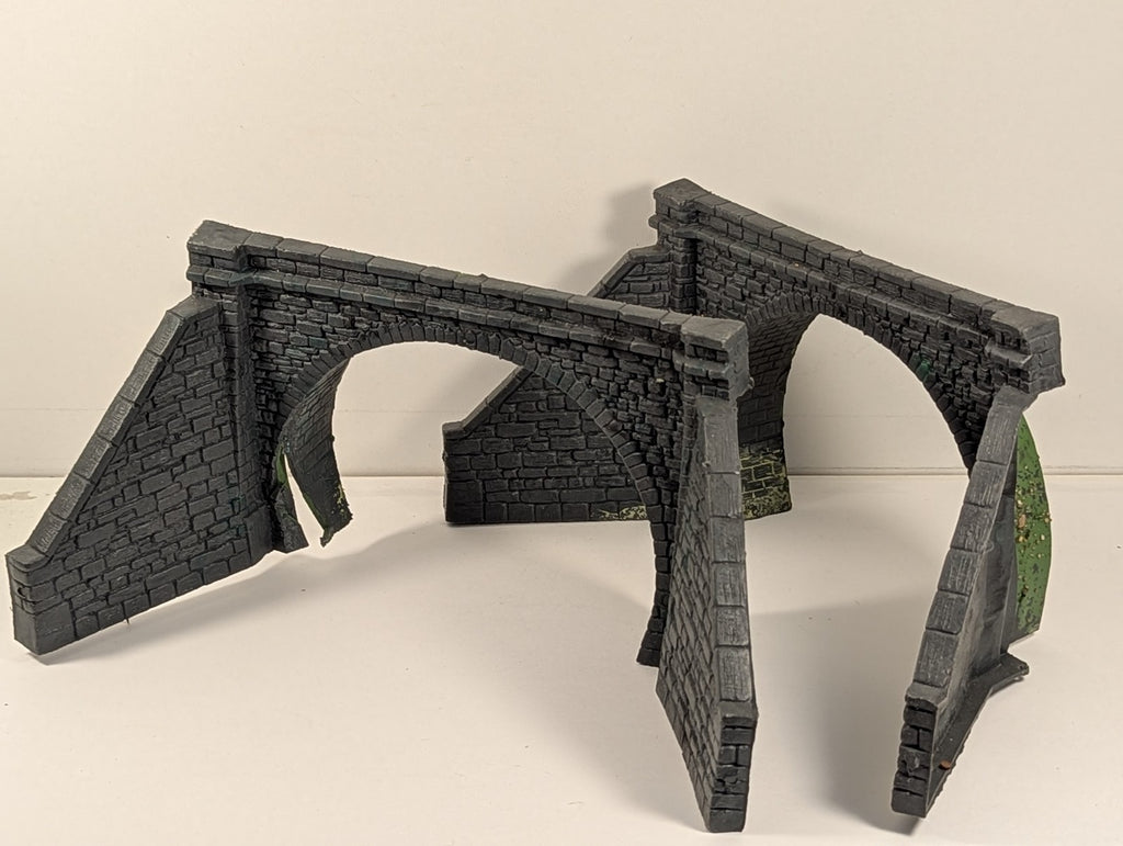 OO Gauge Flexible Stone Bridge Sides Scenic & Buildings
