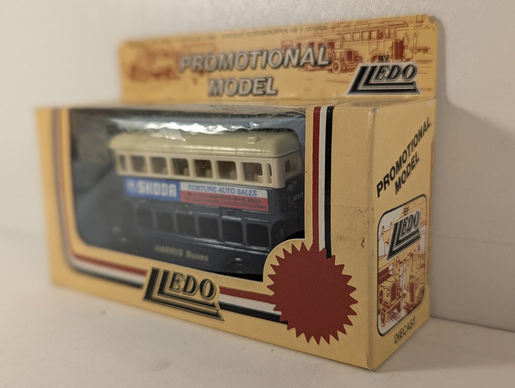 Lledo AEC Renown Double Decker Bus - Harris Buses Skoda / Fortune Auto Sales