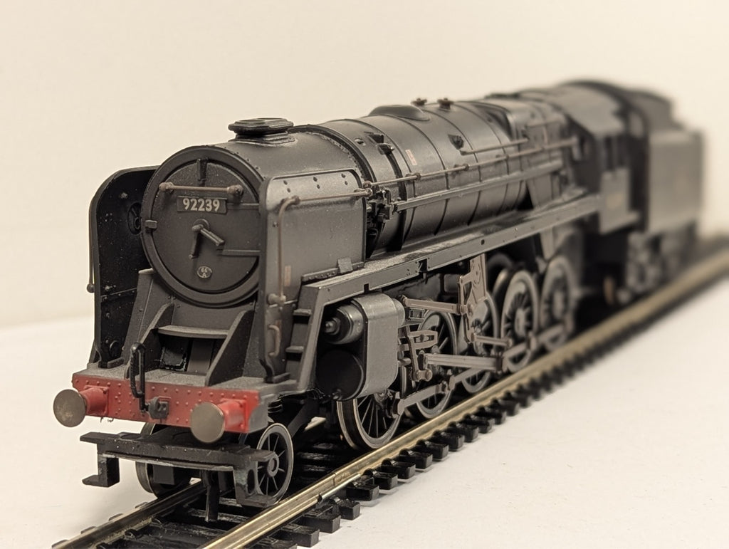 Hornby R2248 BR Class 9F  Weathered Steam Locomotive - Boxed - Spares/Repairs