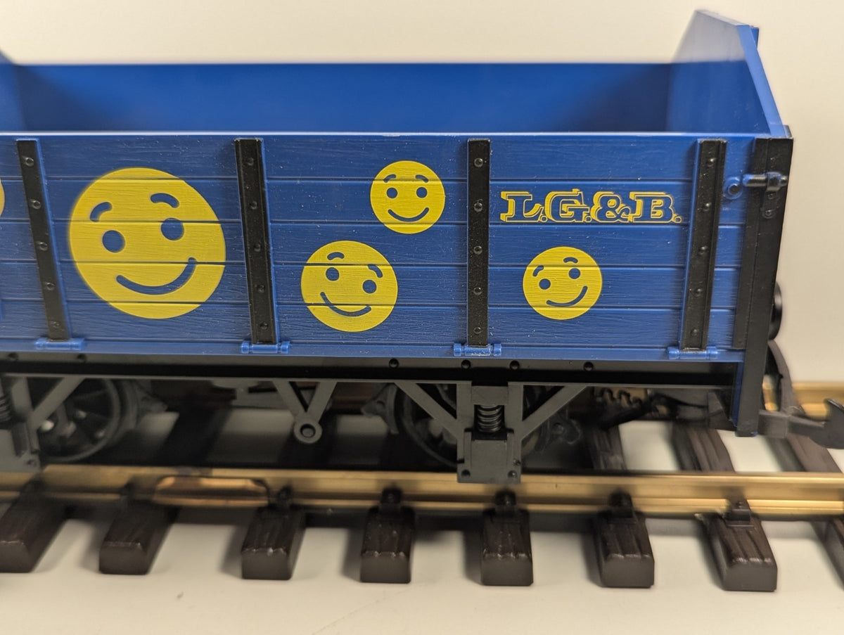 LGB 94306 G Gauge Smiley Face Gondola
