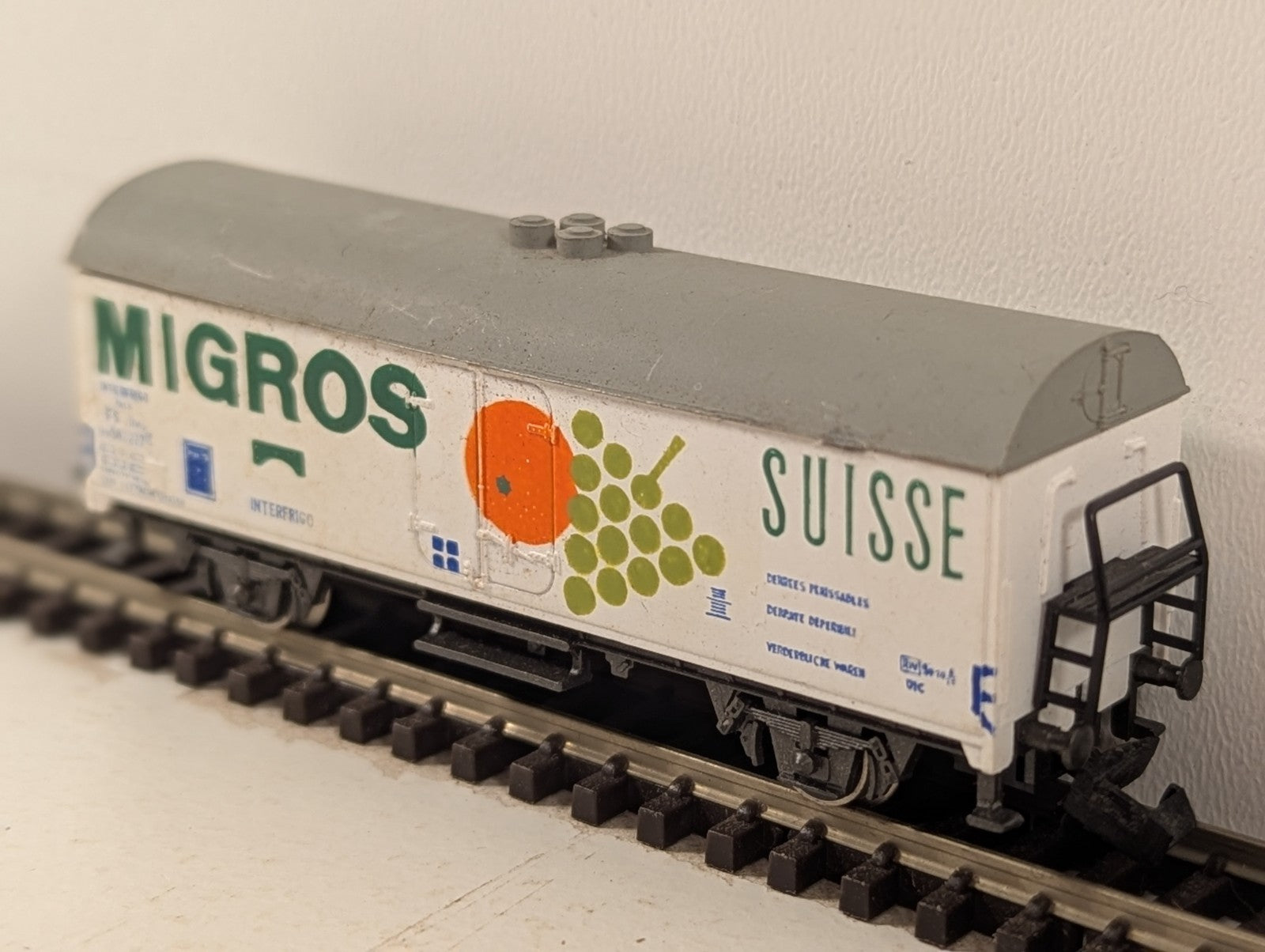 Rivarossi N Gauge Migros Suisse Interfrigo Refrigerator Car