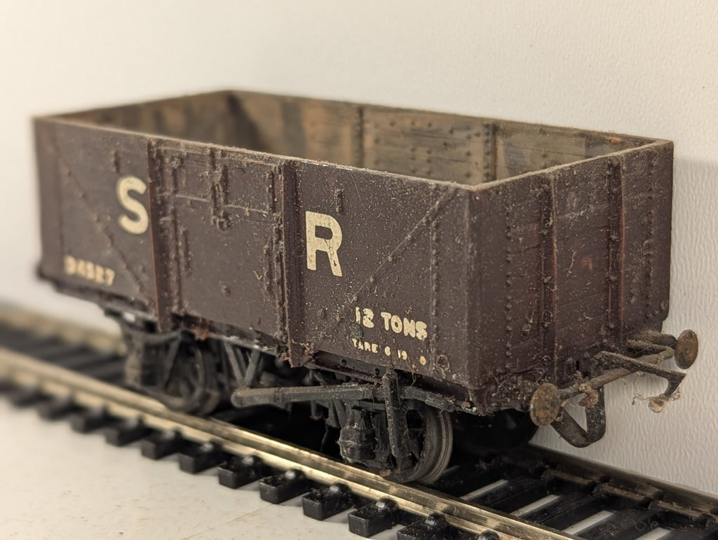 Kit Built OO Gauge SR 12 Ton Open Wagon 34327 SR Brown