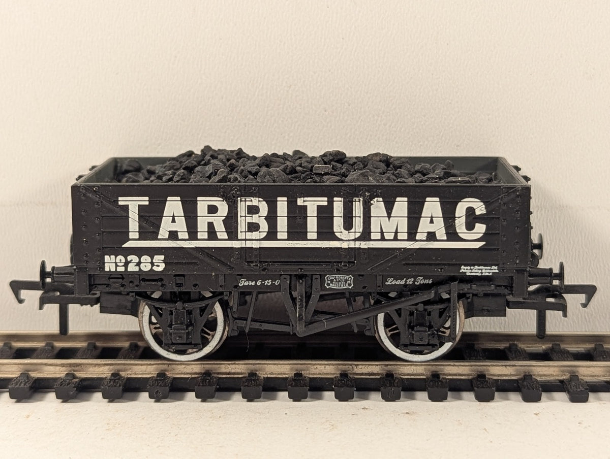 Bachmann OO Gauge 7 Plank Open Wagon Goods Wagon 285 Tarbitumac