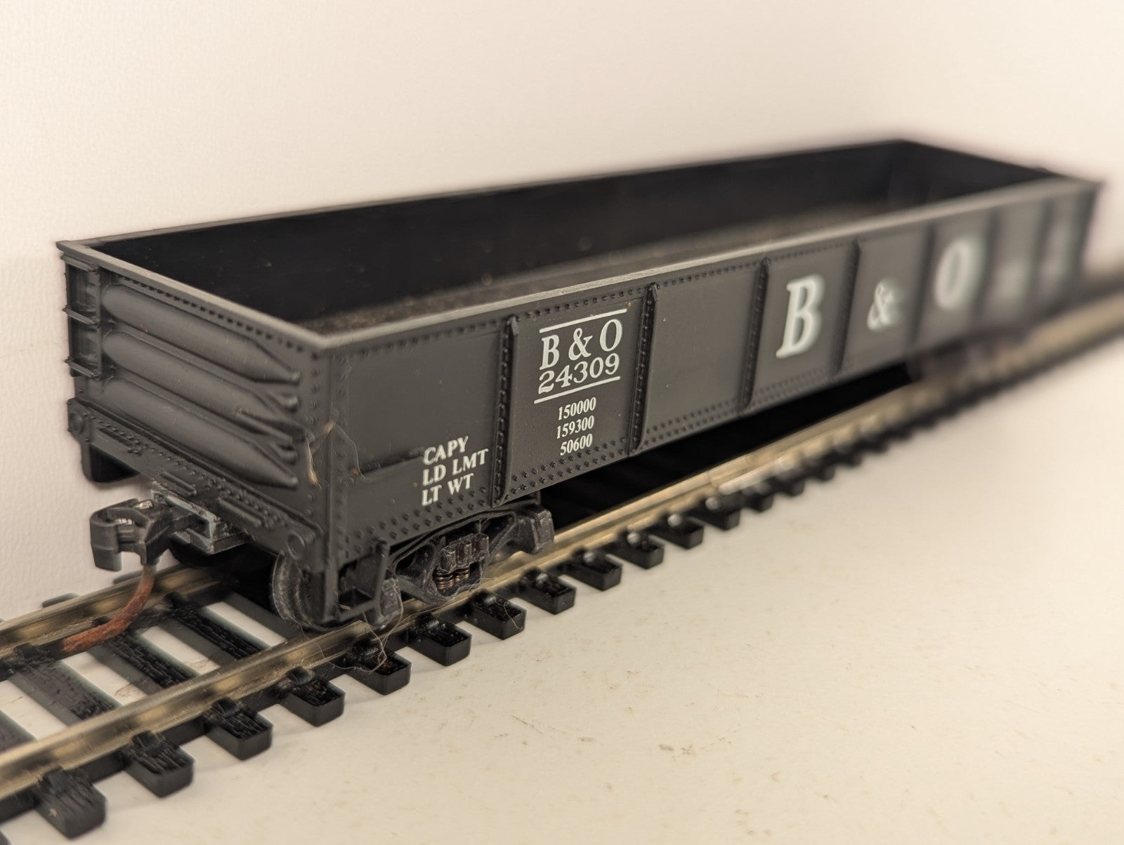 Industrial Rail HO Gauge B&O 52ft Gondola Wagon 24309 Baltimore & Ohio