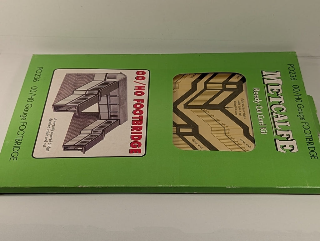 Metcalfe OO/HO Gauge OO/HO Footbridge Card Kit PO236