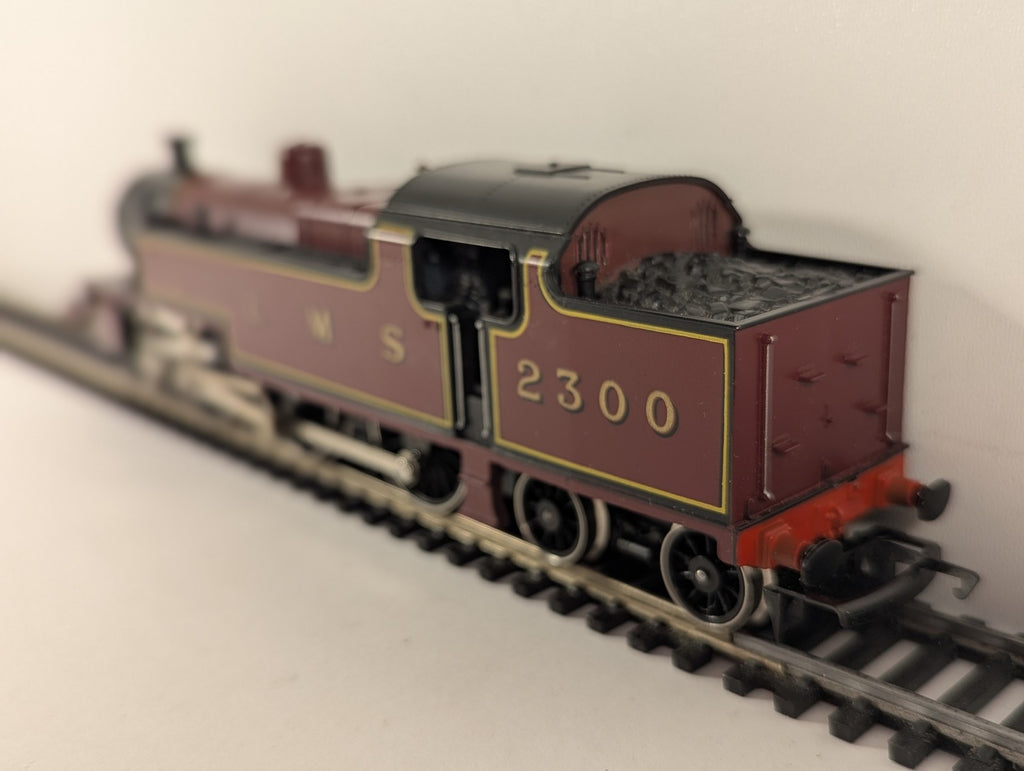 Hornby OO Gauge Class 4P Fowler 2-6-4T Steam Locomotive 2300 LMS Crimson Lake