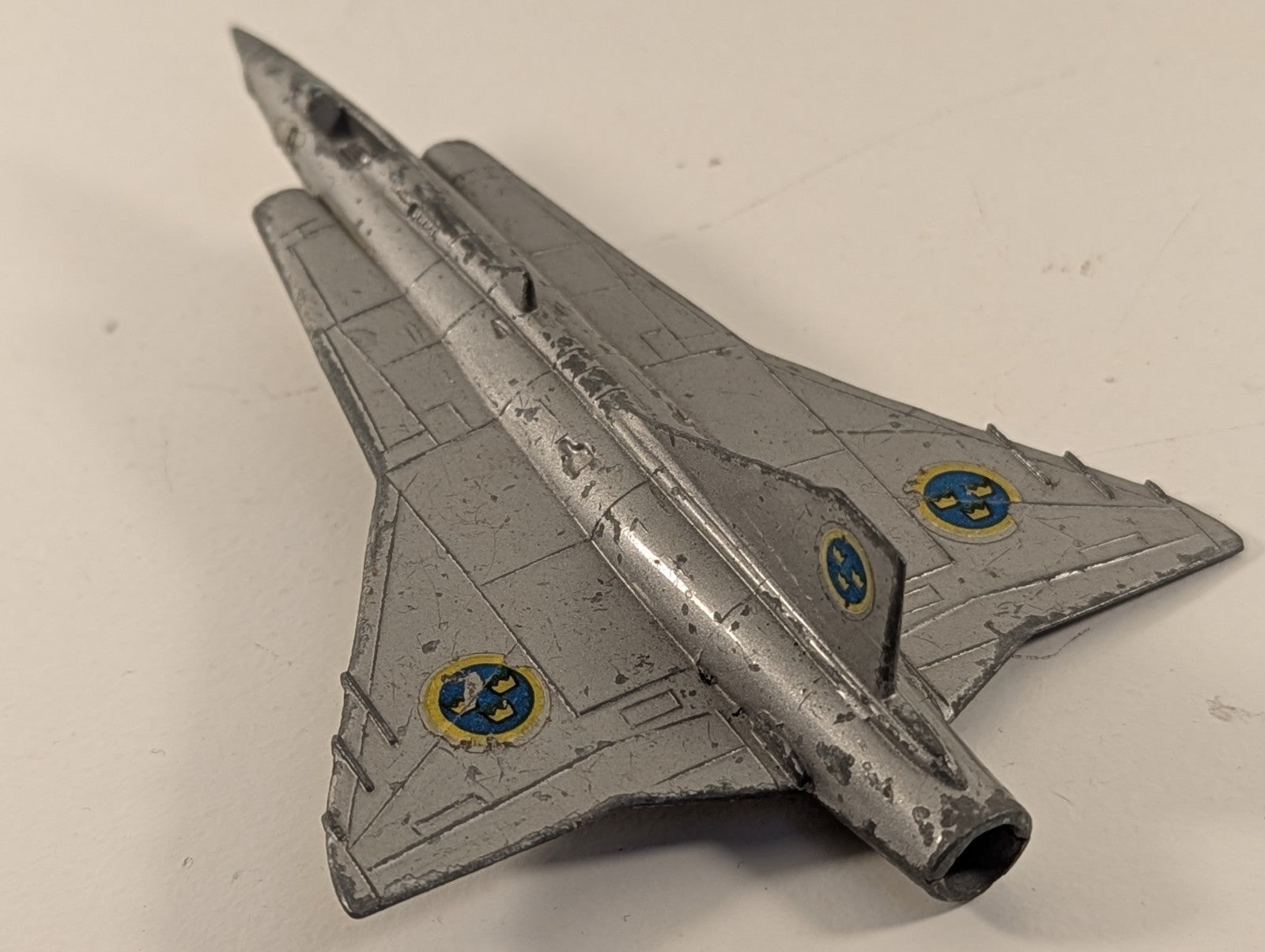 Lintoy Diecast Saab 35 Draken Fighter Jet Model