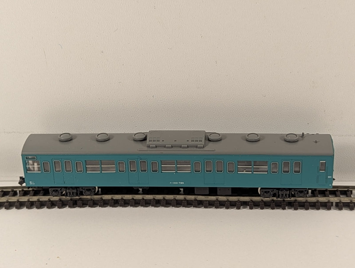 Kato N Gauge Series 103 Driving Trailer EMU Coach KuHa 103-786 Sky Blue