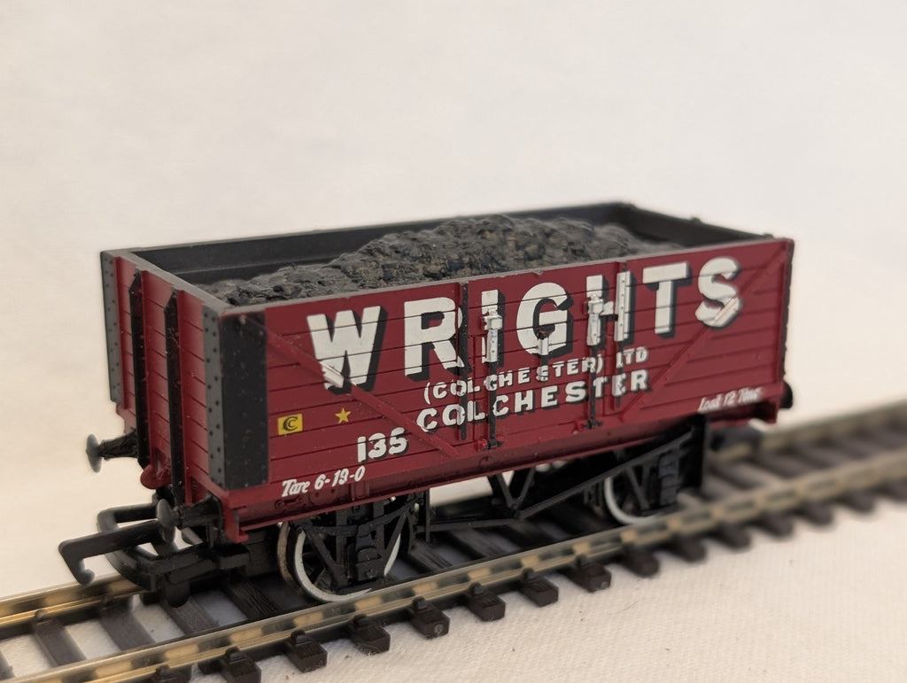 Bachmann OO Gauge 7 Plank Wagon Wrights (Colchester) Ltd Goods Wagon