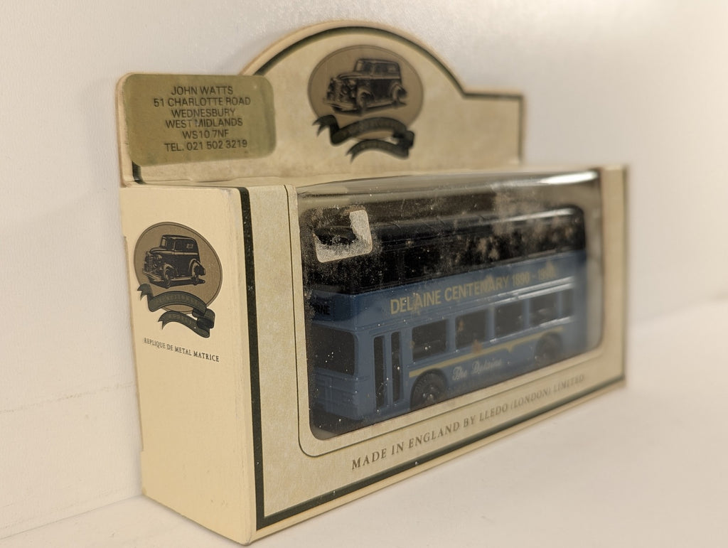 Lledo Delaine Centenary 1890-1990 Double Decker Bus Die-cast Model Bus