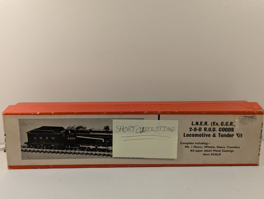 K's Kits OO Gauge LNER ROD 2-8-0 Goods Locomotive & Tender - Non-Runner Boxed