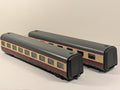 Roco H0eGauge Deutsche Bundesbahn Passenger Coaches - Missing Couplings & Wheels