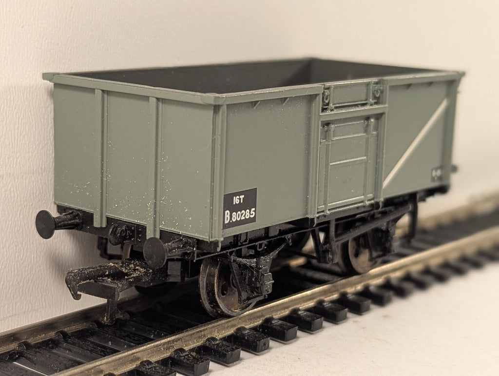 Bachmann OO Gauge BR 16-Ton Mineral Wagon Goods Wagon B80285 BR Grey