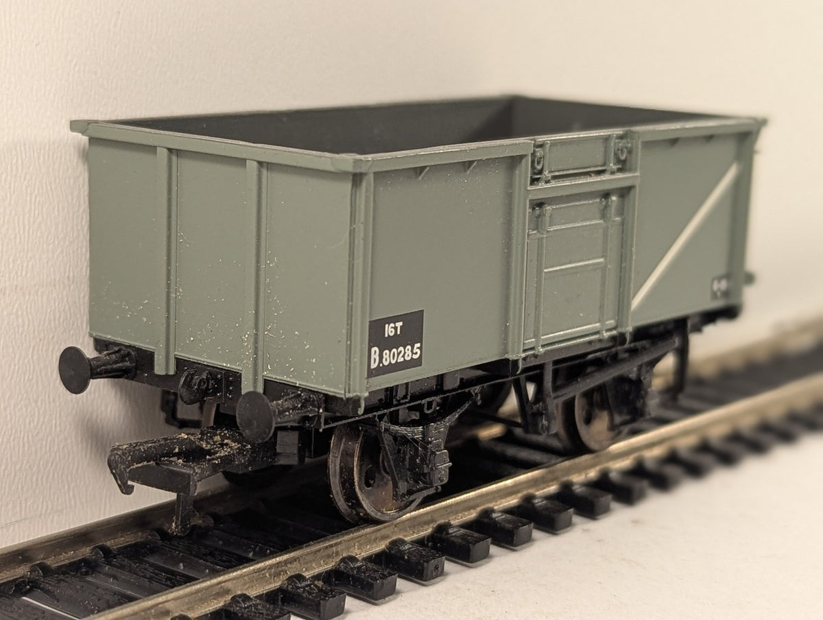 Bachmann OO Gauge BR 16-Ton Mineral Wagon Goods Wagon B80285 BR Grey