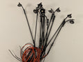 OO Gauge Swan Neck Lamp Posts Street Lamps Black