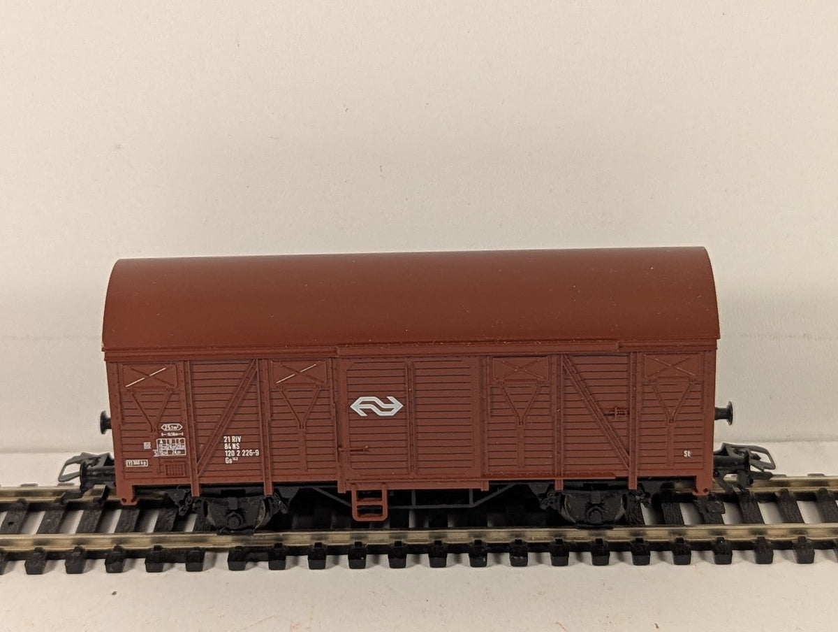 Märklin HO Scale Type Gs Covered Wagon Goods Wagon 120 2 226-9 NS Brown 4406