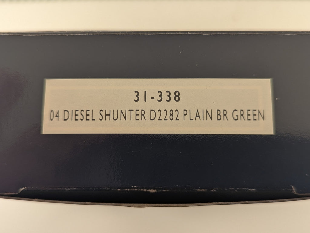 Bachmann OO Gauge Class 04 Diesel Shunter Locomotive D2282 BR Green