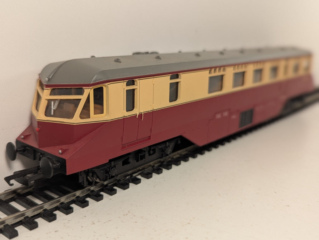 Hornby R2869 BR Diesel Railcar W23W BR Crimson and Cream - DCC Fitted