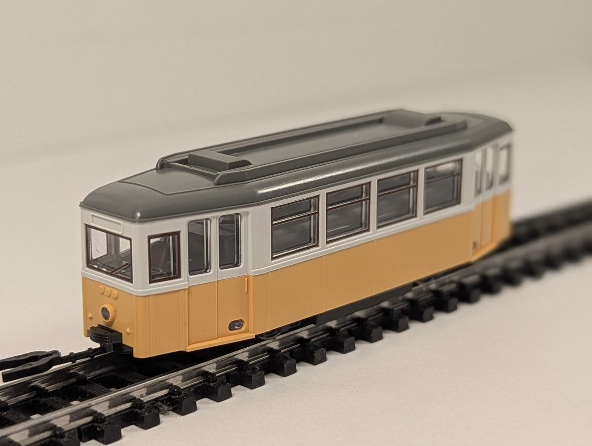 Kato N Gauge N Pocket Line Tram Yellow and White Dummy Unit