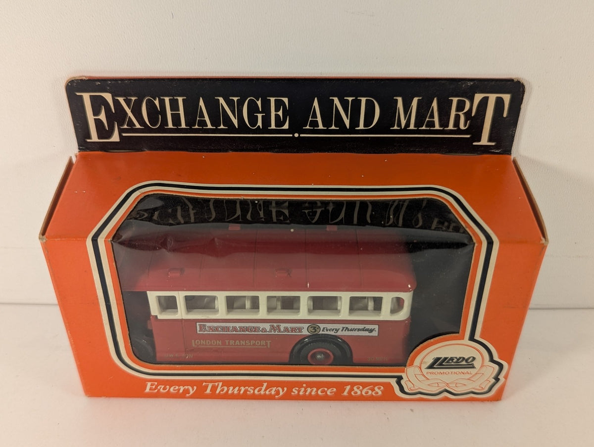 Lledo Exchange & Mart London Transport Single Decker Bus Die-cast Model Bus